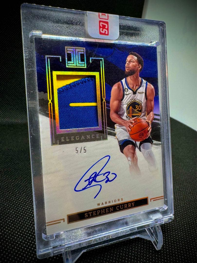 2022-23 Panini Impeccable - Elégance Veteran Jersey Autographs Stephen Curry...