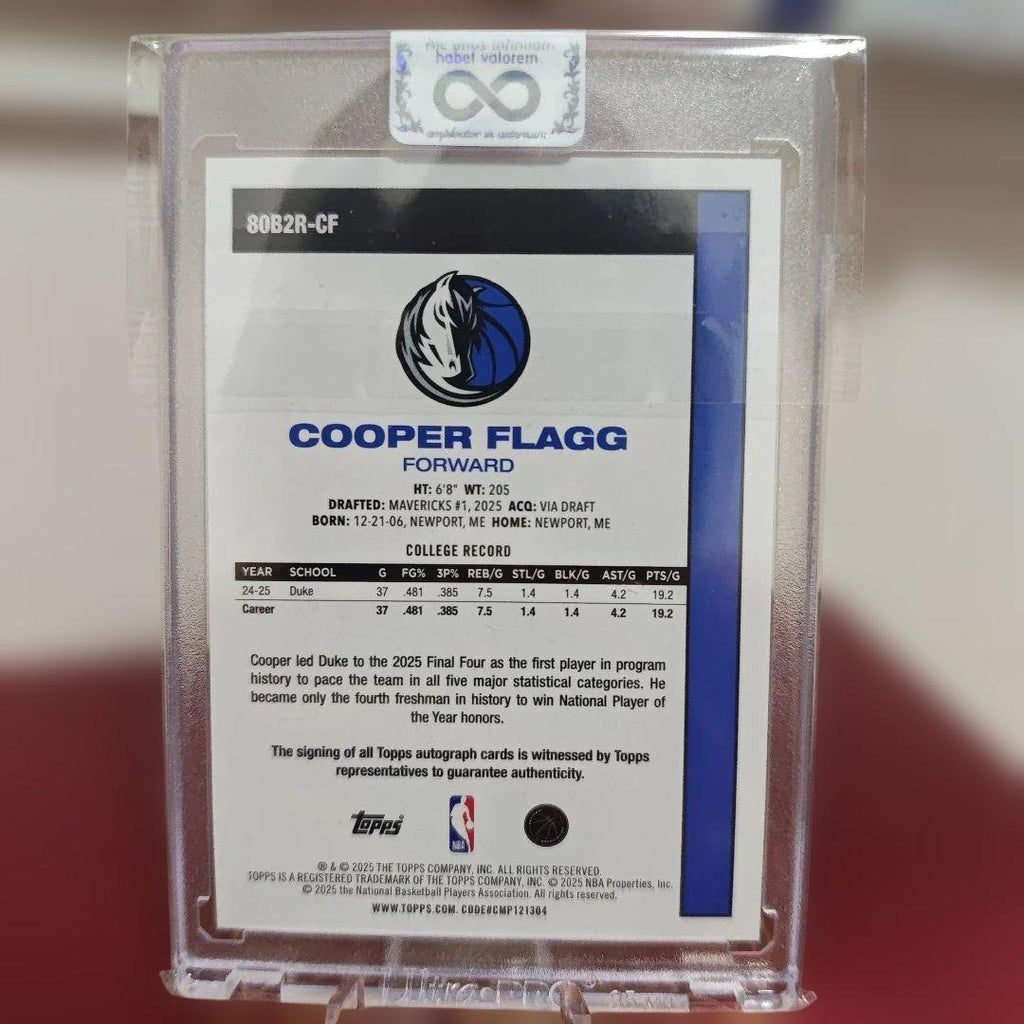 2025-26 Topps - 1980-81 Topps Basketball Rookie Autographs Cooper Flagg...