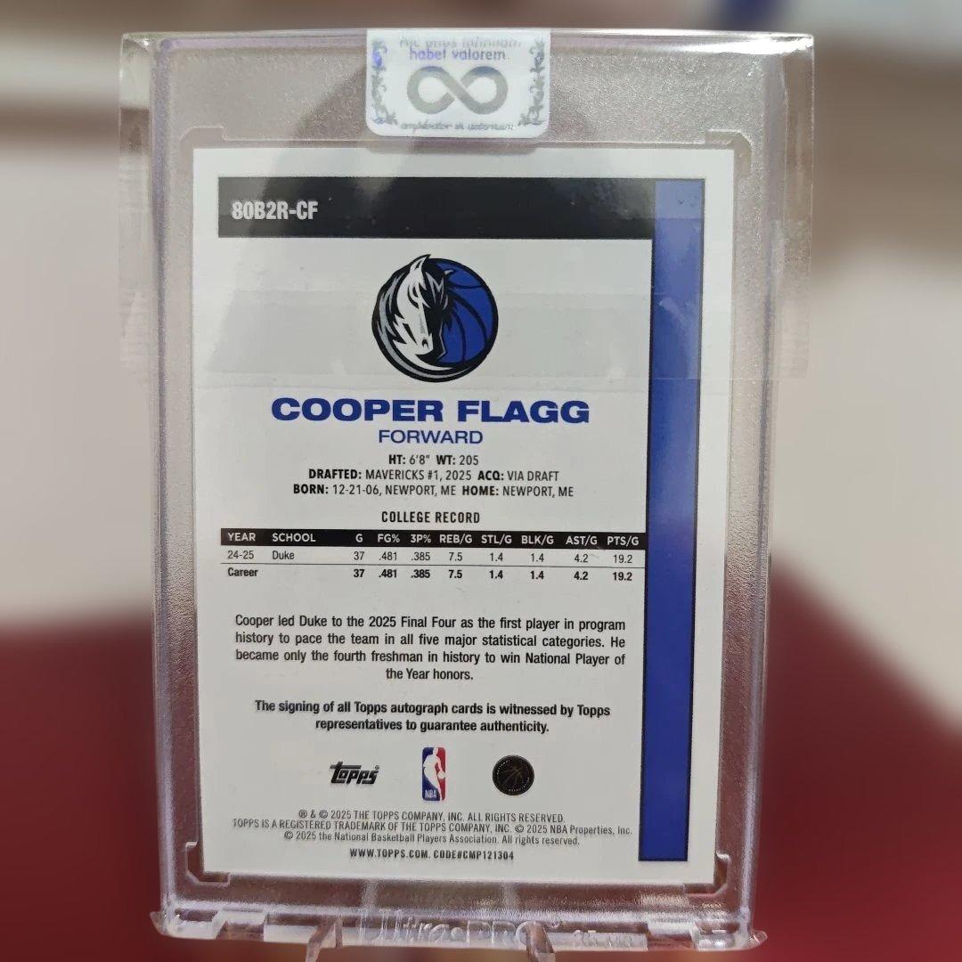 2025-26 Topps - 1980-81 Topps Basketball Rookie Autographs Cooper Flagg...