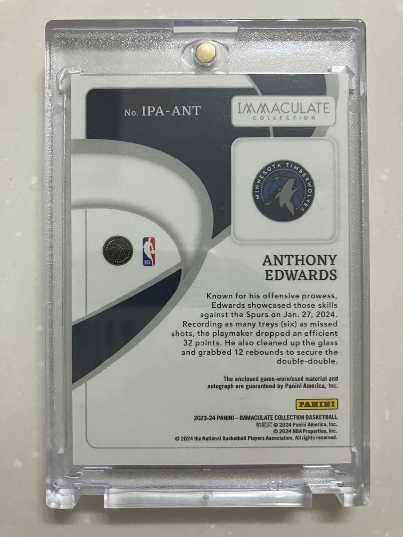 Anthony Edwards 10/10限定 (limited edition)