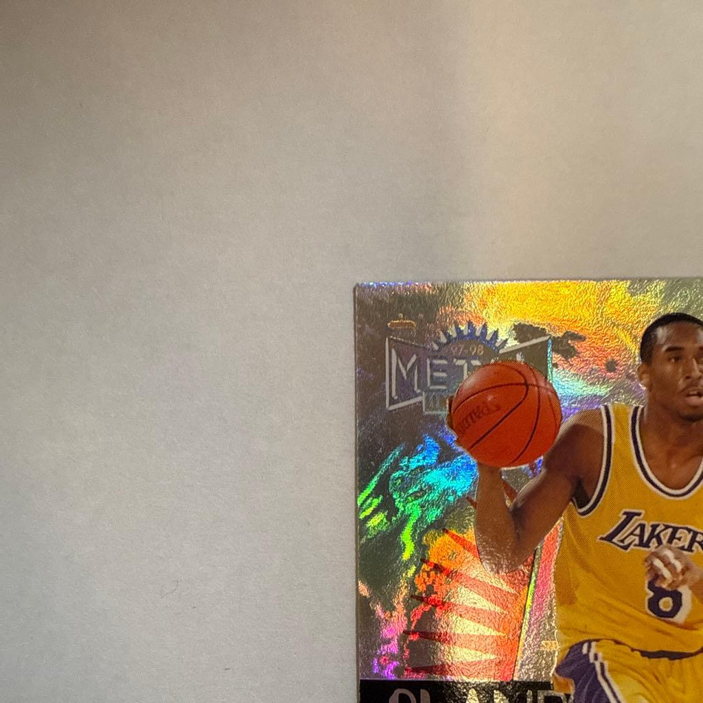 1997 Metal Universe Planet Metal Insert Kobe Bryant Sharp Shape !